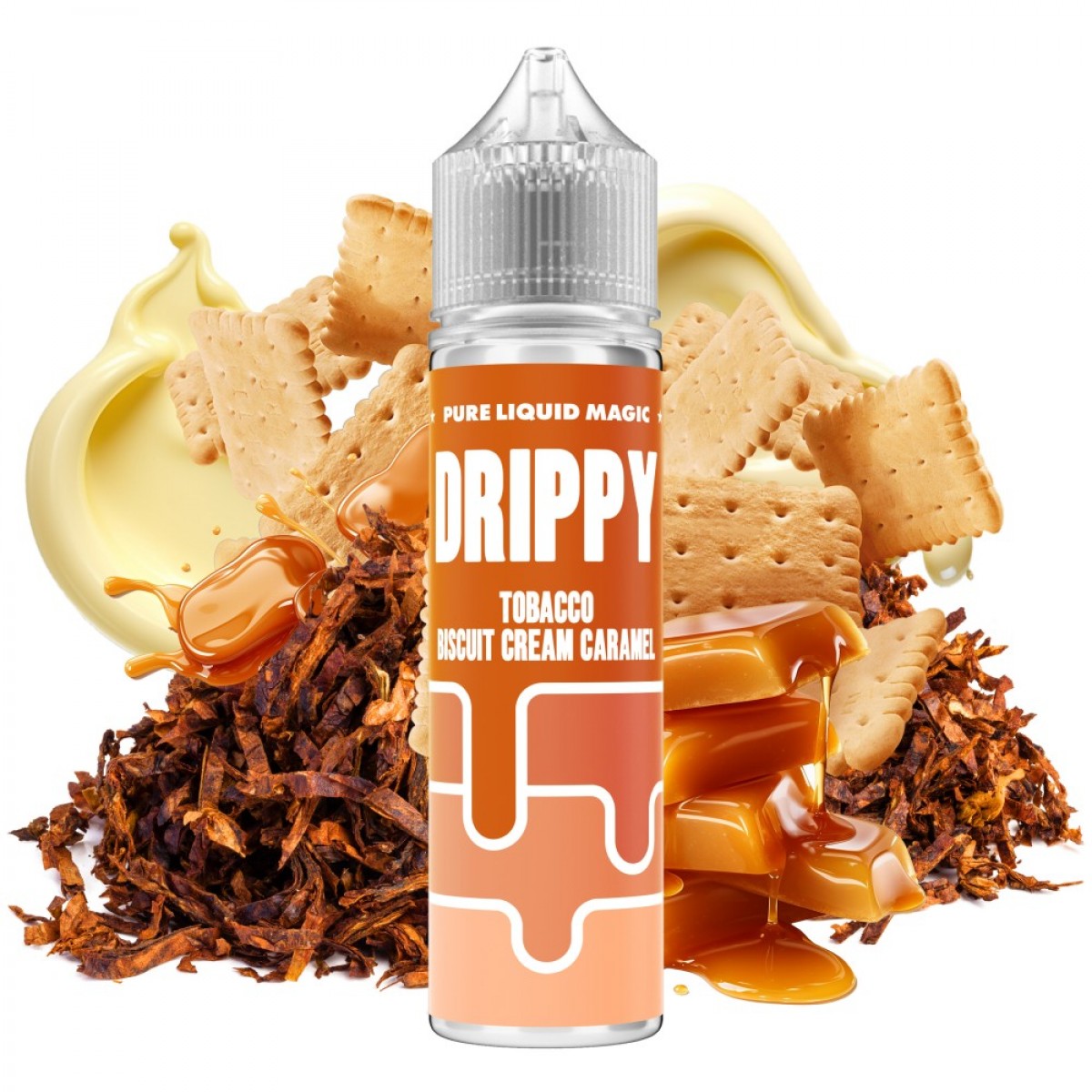 DRIPPY TOBACCO BISCUIT CREAM CARAMEL FLAVORSHOT 20ml/60ml